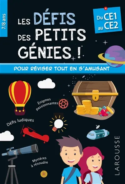 Les défis des petits génies ! : du CE1 au CE2, 7-8 ans