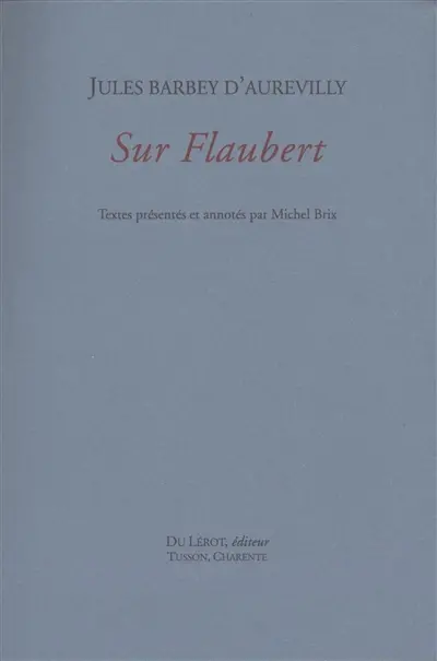 Sur Flaubert