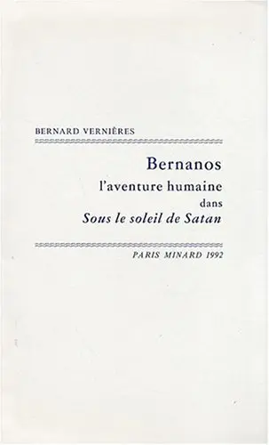 Bernanos, l'aventure humaine dans Sous le soleil de Satan