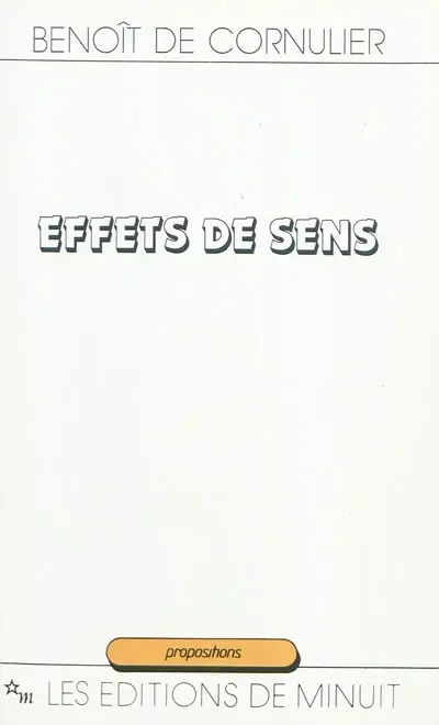 Effets de sens