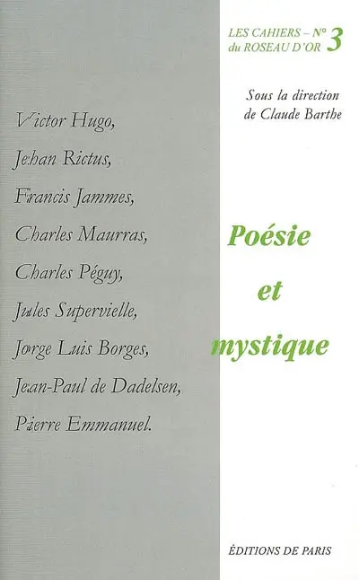 Poésie et mystique