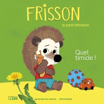 Frisson le petit hérisson. Quel timide !