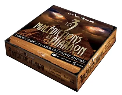 Les 3 malédictions du pharaon : 3 escape games au coeur de l'Egypte antique