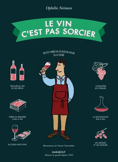 Le vin c'est pas sorcier : petit précis d'oenologie illustré