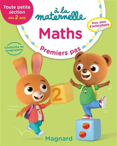A la maternelle, maths, toute petite section, dès 2 ans : premiers pas