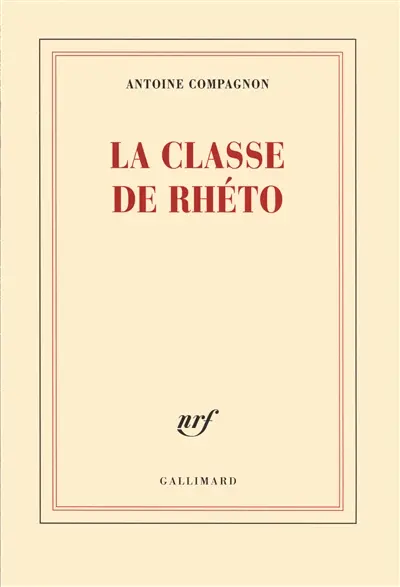 La classe de rhéto