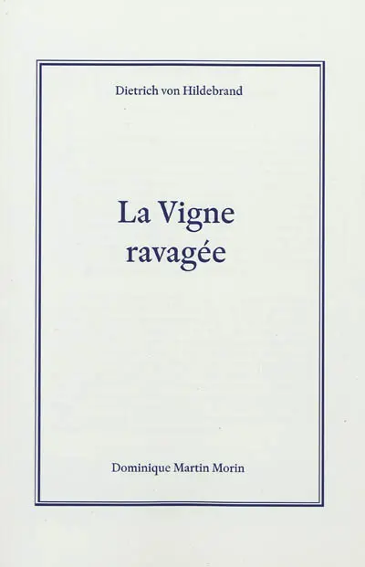La vigne ravagée