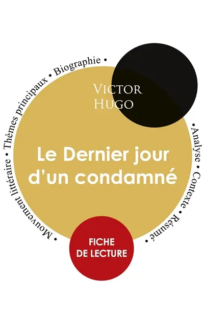 Fiche de lecture Le Dernier jour d'un condamné de Victor Hugo (Etude intégrale)