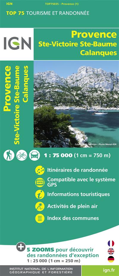 TOP75035 PROVENCE SAINTE VICTOIRE SAINT BAUME CALANQUES