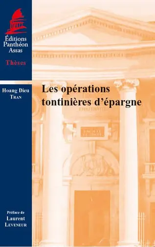 Les opérations tontinières d'épargne