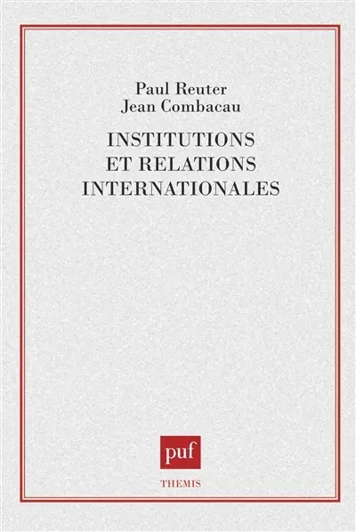 Institutions et relations internationales