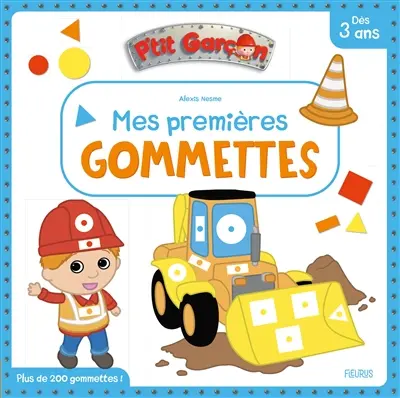 Le tractopelle : mes premières gommettes