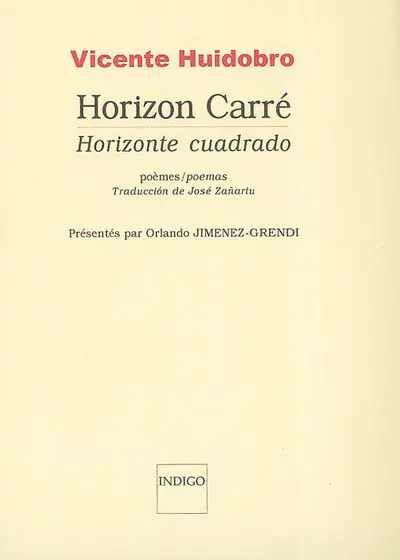 Horizon carré : poèmes. Horizonte cuadrado : poemas