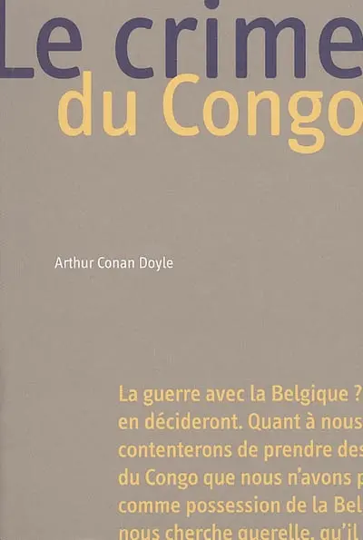 Le crime du Congo
