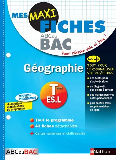 Géographie, terminale ES, L