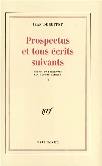 Prospectus et tous écrits suivants. Vol. 2