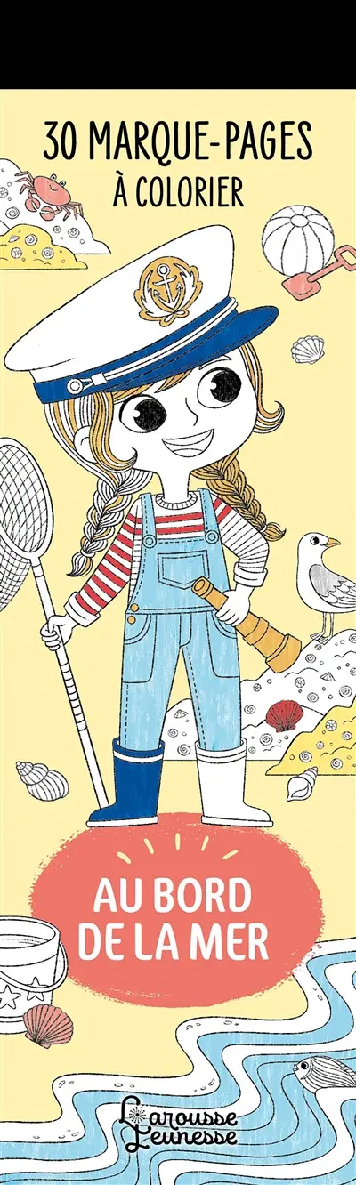 Au bord de la mer : 30 marque-pages à colorier