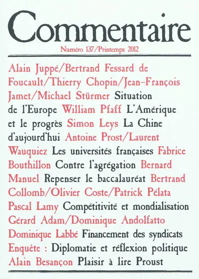Commentaire, n° 137