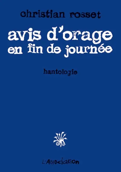 Avis d'orage en fin de journée : hantologie
