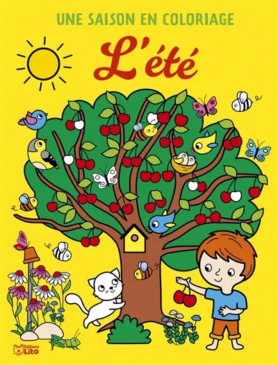L'été : une saison en coloriage