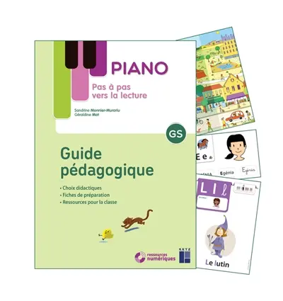 Piano GS : pas à pas vers la lecture : guide pédagogique
