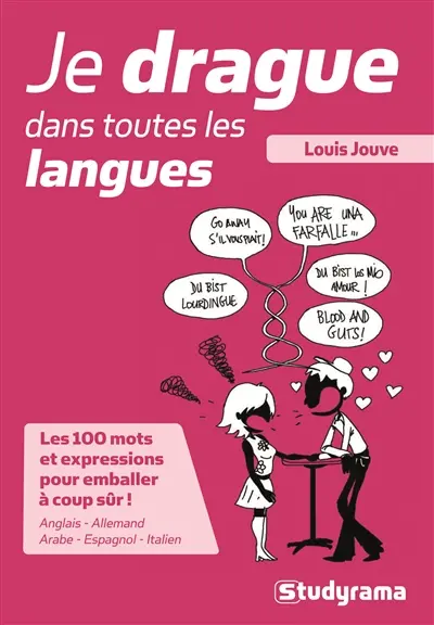 Je drague dans toutes les langues : anglais, espagnol, italien, allemand, arabe
