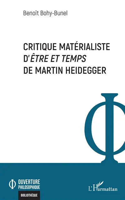 Critique matérialiste d'Etre et temps de Martin Heidegger