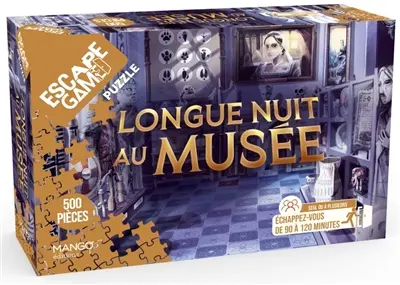 Escape game puzzle : longue nuit au musée : 500 pièces
