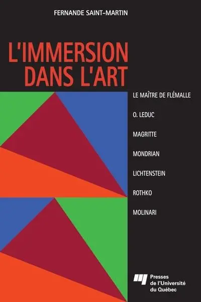 L'immersion dans l'art : comment donner sens aux oeuvres de 7 artistes : le Maître de Flémalla, O. Leduc, Magritte, Mondrian, Lichtenstein, Rothko, Molinari