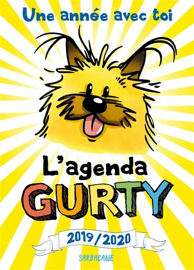 Agenda scolaire Gurty 2019-2020 : une année avec toi !