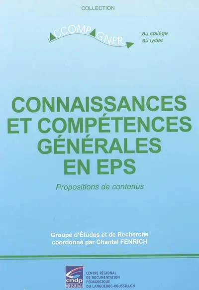 Connaissances et compétences générales en EPS : propositions de contenus