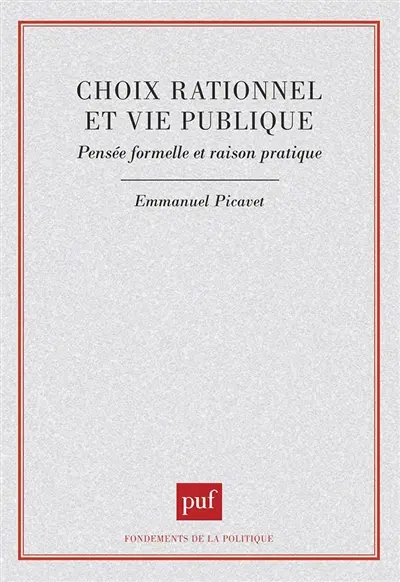 Choix rationnel et vie publique