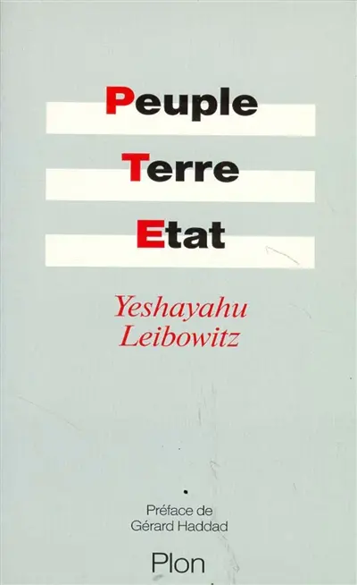 Peuple, terre, Etat