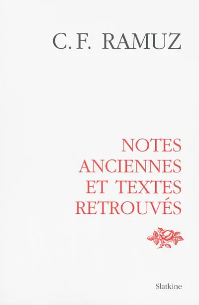 Oeuvres complètes. Vol. 29. Notes anciennes et retrouvées