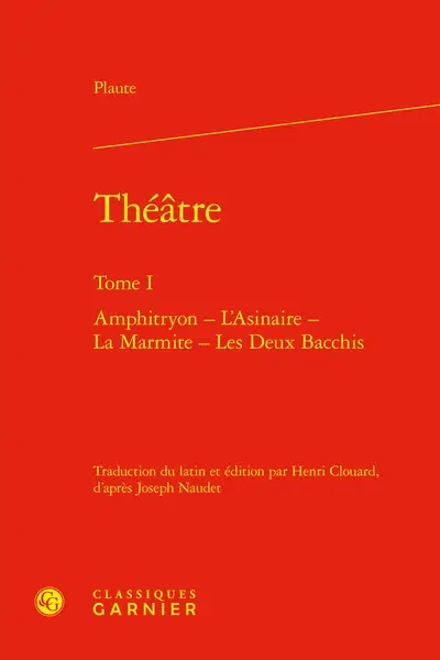 Théâtre. Vol. 1