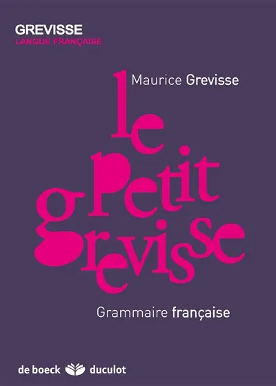 Le petit Grevisse : grammaire française