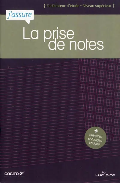 La prise de notes : exercices et corrigés en ligne