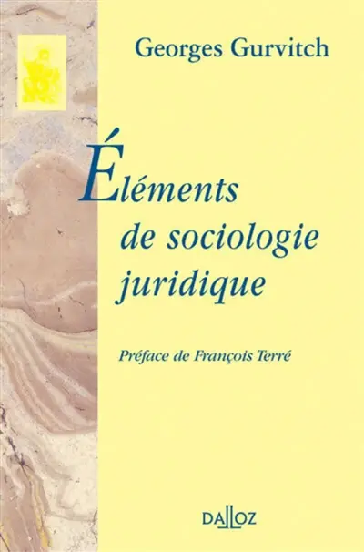 Eléments de sociologie juridique