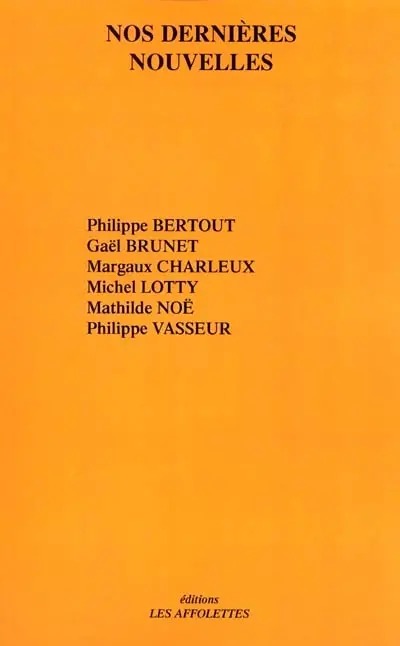 Nos dernières nouvelles