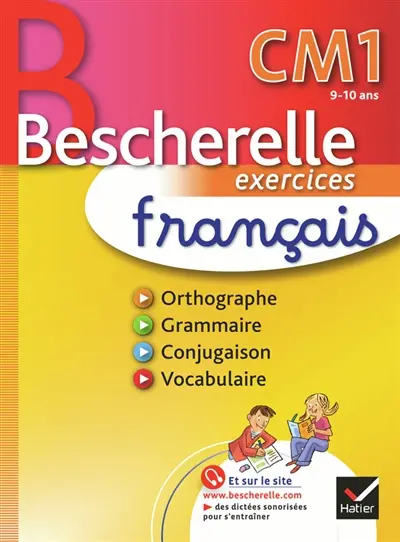 Bescherelle exercices français CM1, 9-10 ans