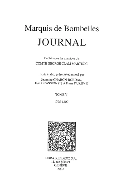 Journal. Vol. 5. 1795-1800