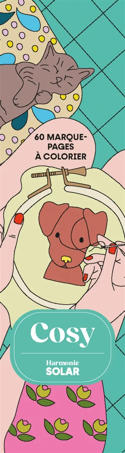 Cosy : 60 marque-pages à colorier