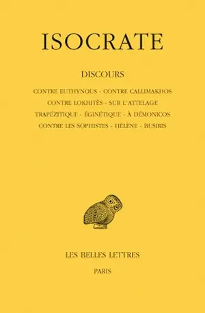 Discours. Vol. 1. Contre Euthynous. Contre Callimakhos. Contre Lokhitès
