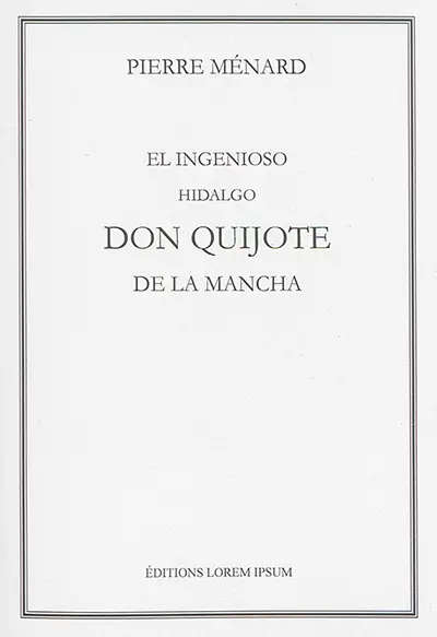 El ingenioso Hidalgo don Quijote de la Mancha