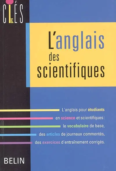 L'anglais des scientifiques