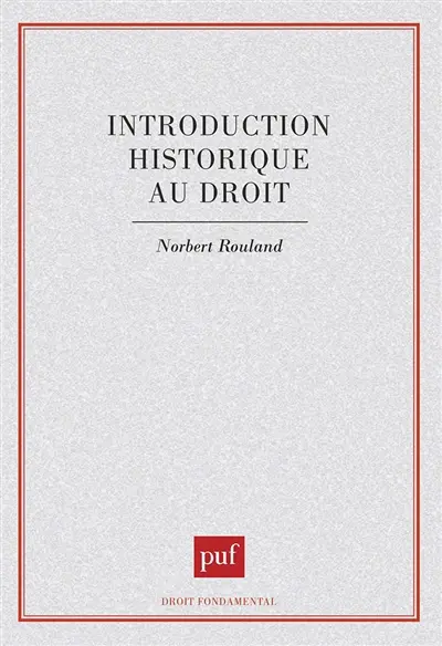 Introduction historique au droit