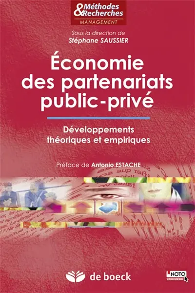 Economie des partenariats public-privé : développements théoriques et empiriques