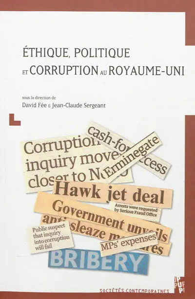 Ethique, politique et corruption au Royaume-Uni