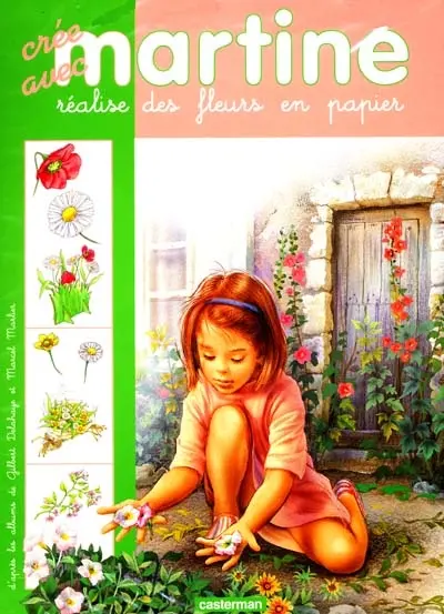 Crée avec Martine, réalise des fleurs en papier