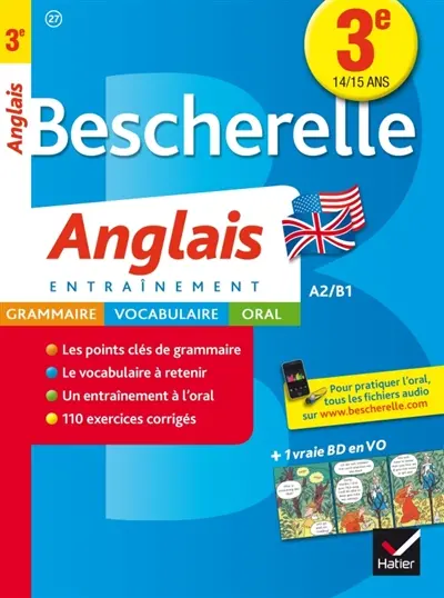 Anglais 3e, 14-15 ans : A2-B1 : entraînement